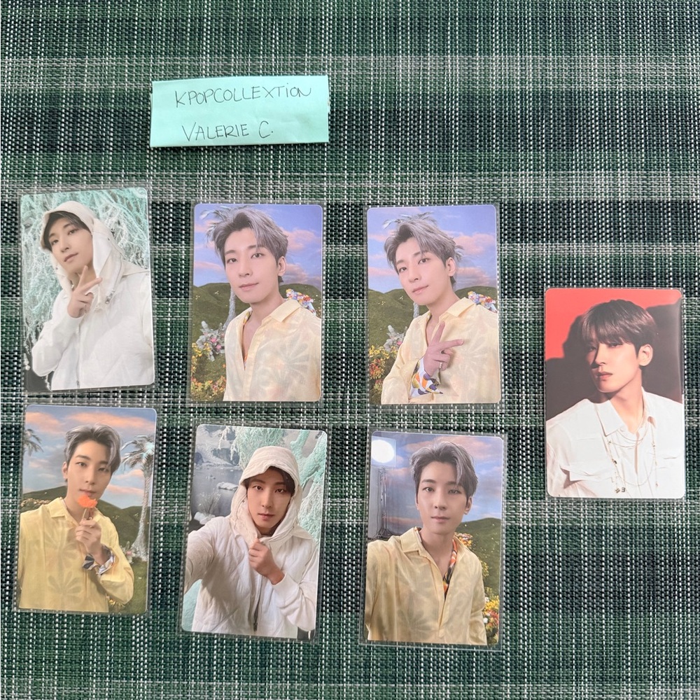 Seventeen wonwoo sector 17 photocard set